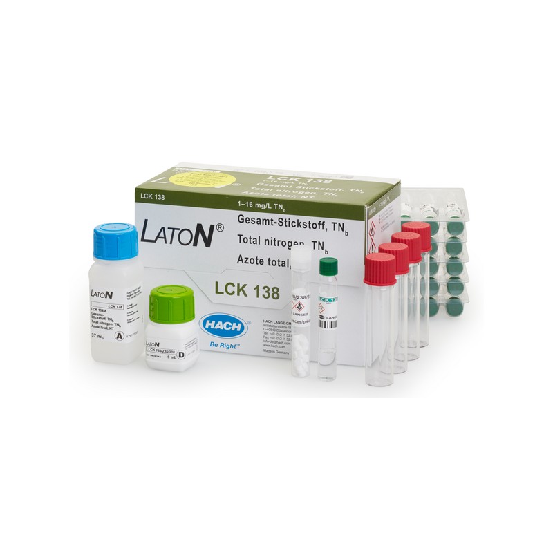 LCK138 - HACH - LATON Azoto totale (1,0- 16 mg/L - 25)  25 analisi