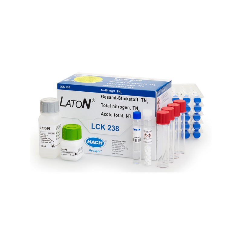 LCK238 - HACH - LATON Azoto totale (5,0 - 40 mg/L - 25 analisi)