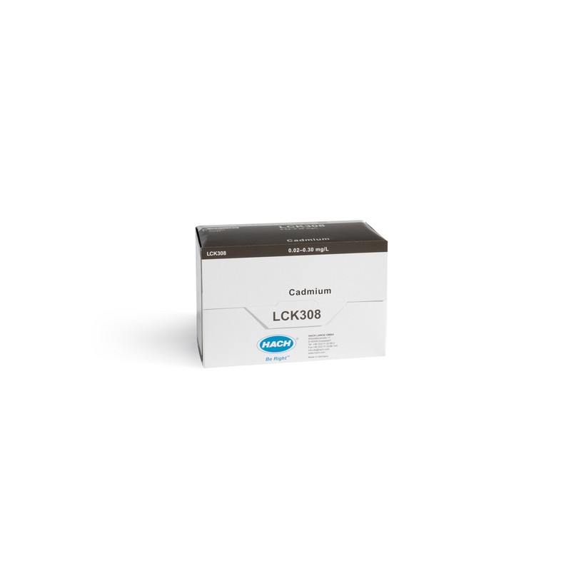 LCK308 - HACH - CADMIO (0,02 - 0,3 mg/L - 25 analisi)