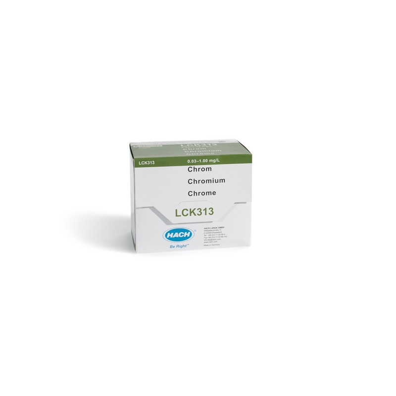LCK313 - HACH - CROMO (VI e tot.) (0,03 - 1,0 mg/L - 25 analisi)