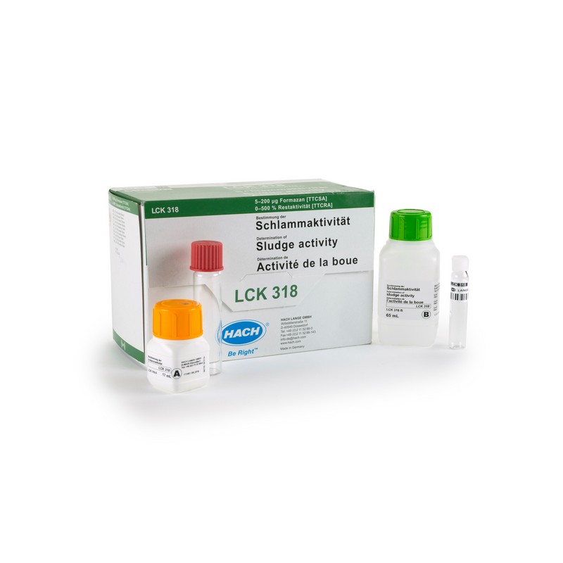 LCK318 - HACH - ATTIVITA' DEI FANGHI (25 cuvette)Accessori necessari per l'esecuzione del test: