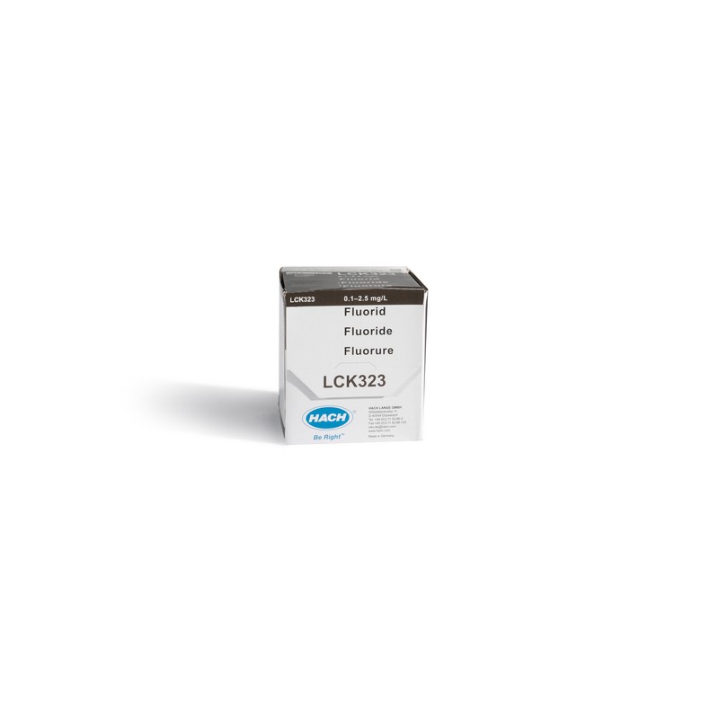 LCK323 - HACH - FLUORURI (0,1 - 2,5 mg/L - 25 analisi)