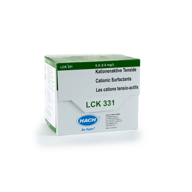 LCK331 - HACH - TENSIOATTIVI CATIONICI (0,2 - 2 mg/L - 24 analisi)