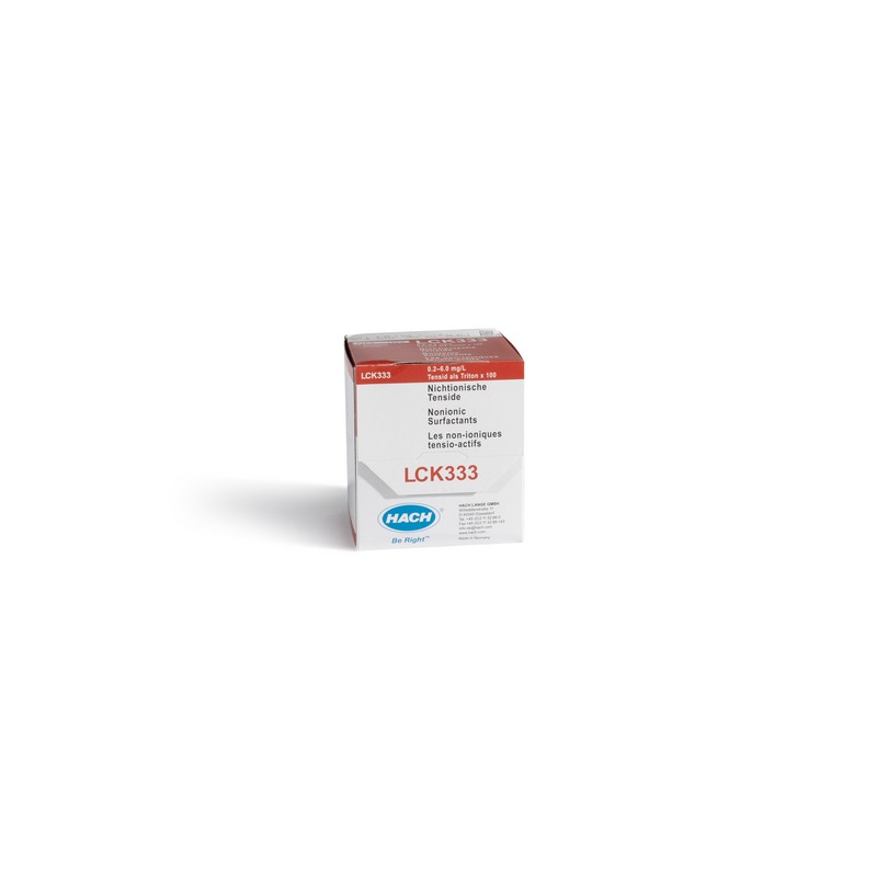 LCK333 - HACH - TENSIOATTIVI NON IONICI 0,2 - 6,0 mg/l - 25 analisi
