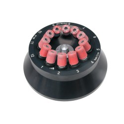 Angolo fisso rotore 30° per 12 provette da 5 ml. (8.000 RPM)