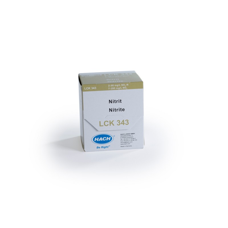 LCK343 - HACH - Test in cuvetta per nitrito 2 - 90 mg/L NO2-N, 25 test