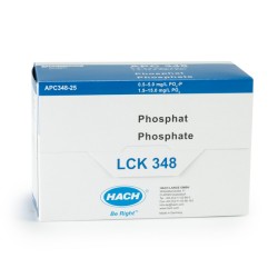 LCK348 - HACH - FOSFATI (orto e tot.) (0,5 - 5 mg/L - 25 analisi)0.5–5.0 mg/L PO4-P1.5–15.0 mg