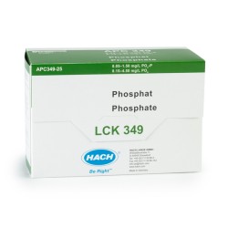 LCK349 - HACH - FOSFATI (orto e tot.) (0,05 -1, 5 mg/L - 25 analisi)0.05–1.50 mg/l PO4-P0.15–4