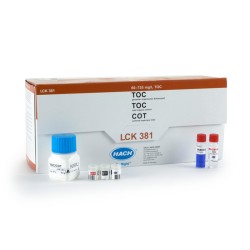 LCK381 - HACH - TOC (metodo per differenza, 60 - 735 mg/L - 25 analisi)Accessori necessari: LCW