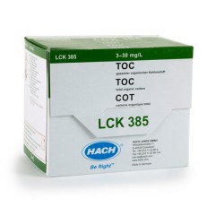 LCK385 - HACH - TOC met.per eliminazione C. inorg. 3-30 mg/l, 25 analisiRichiede l'agitatore TO