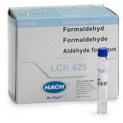 LCK425 - HACH - Formaldeide (ISO 12460) 0,5 - 10 mg/L H2CO, 25 test.Utilizzabile con serie nuov