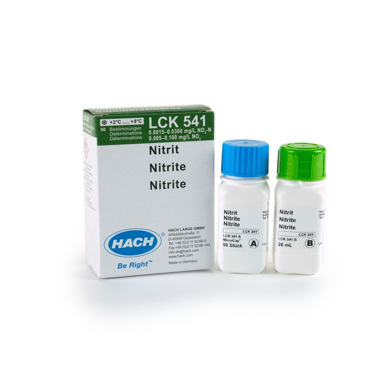 LCK541 - HACH - NITRITI (0,0015 - 0,03 mg/L - 50 analisi)Necessarie cuvette 50mm semi-micro (LZ