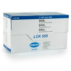 LCK555 - HACH - BOD5 (4 - 1.650 mg/L - 20-39 analisi)Richiede i seguenti accessori:LTV073: ter