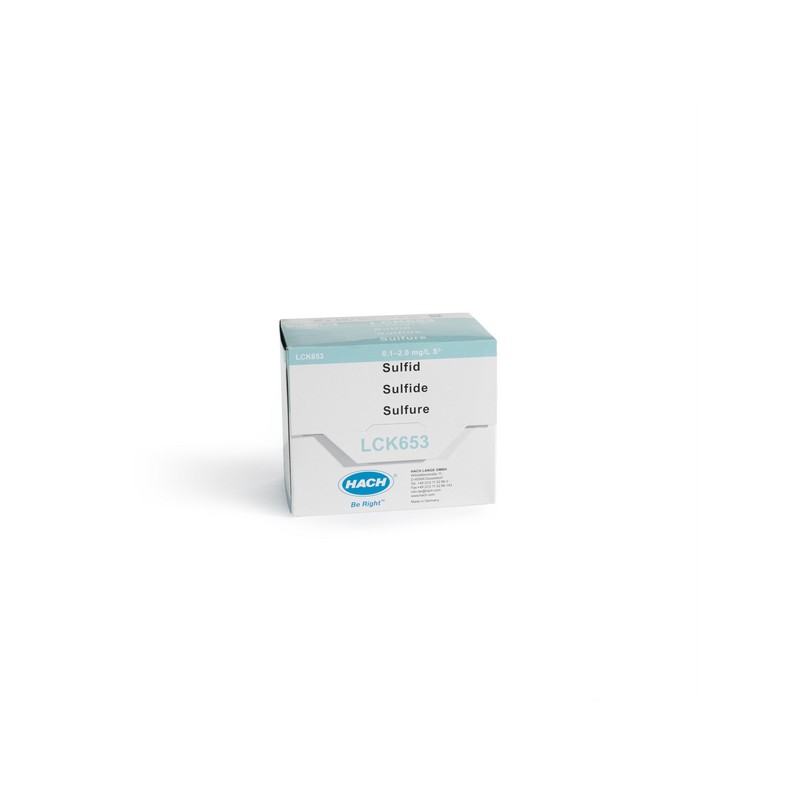 LCK653 - HACH - SOLFURI (0,1 - 2,0 mg/L, 25 Tests)Questo prodotto è composto da:
