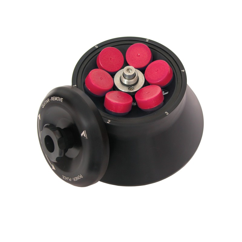 Angolo fisso rotore 30° per 8 provette da 15 ml. (8.000 RPM)