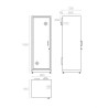 Armadio per sostanze infiammabili larghezza 600 mm - AC 600 S