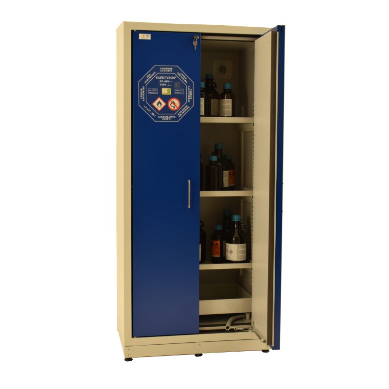 Armadio per sostanze infiammabili larghezza 900 mm - AC 900 S
