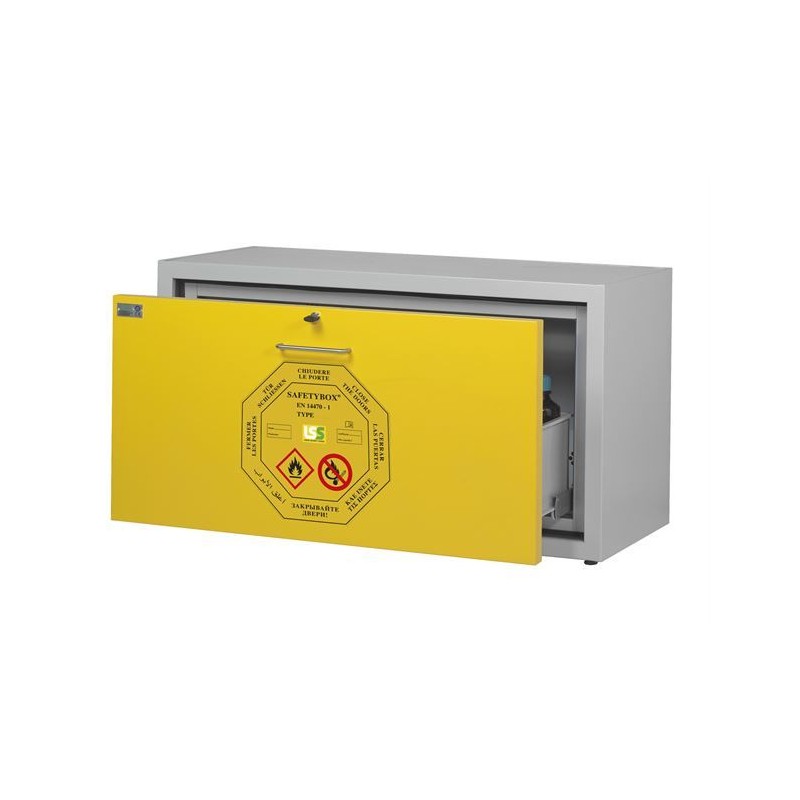 Armadio sottocappa infiammabili larg.1200 mm mod. AC 1200/50 CMD con cassettone