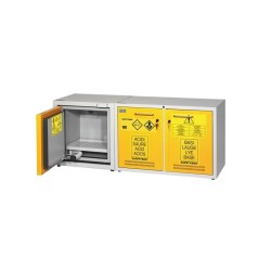 Armadio basso infiammabili, acidi e basi L. 1500 mm - KEMFIRE 1500/50 TYPE C