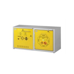 Armadio basso infiammabili, acidi e basi L. 1200 mm - KEMFIRE 1200/50 TYPE A