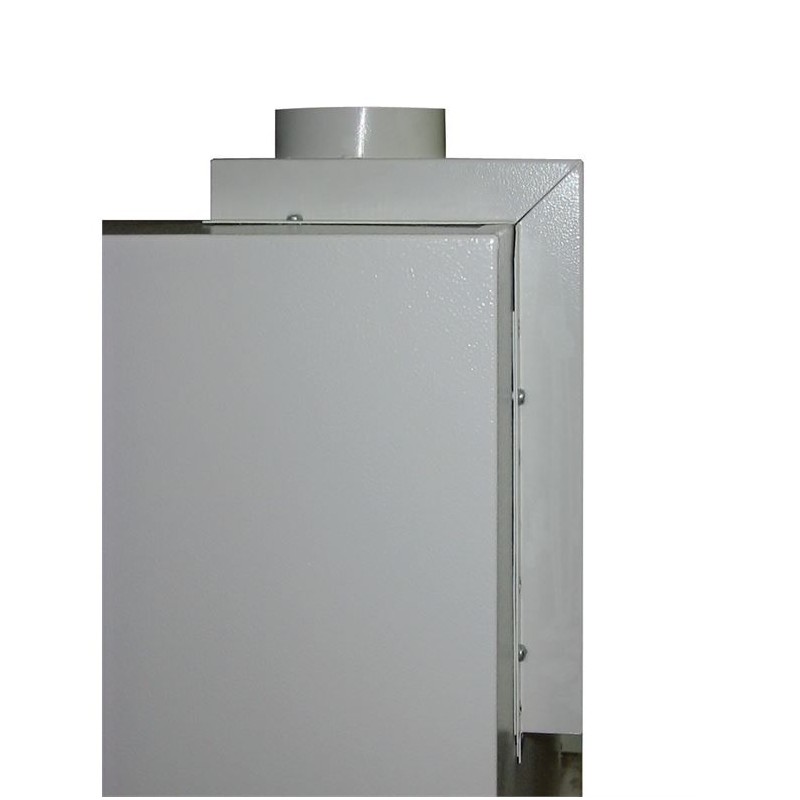 SAFETYBOX CONVOGLIATORE FUMI Kit convogliamento fumi verso l'alto Ø100mm