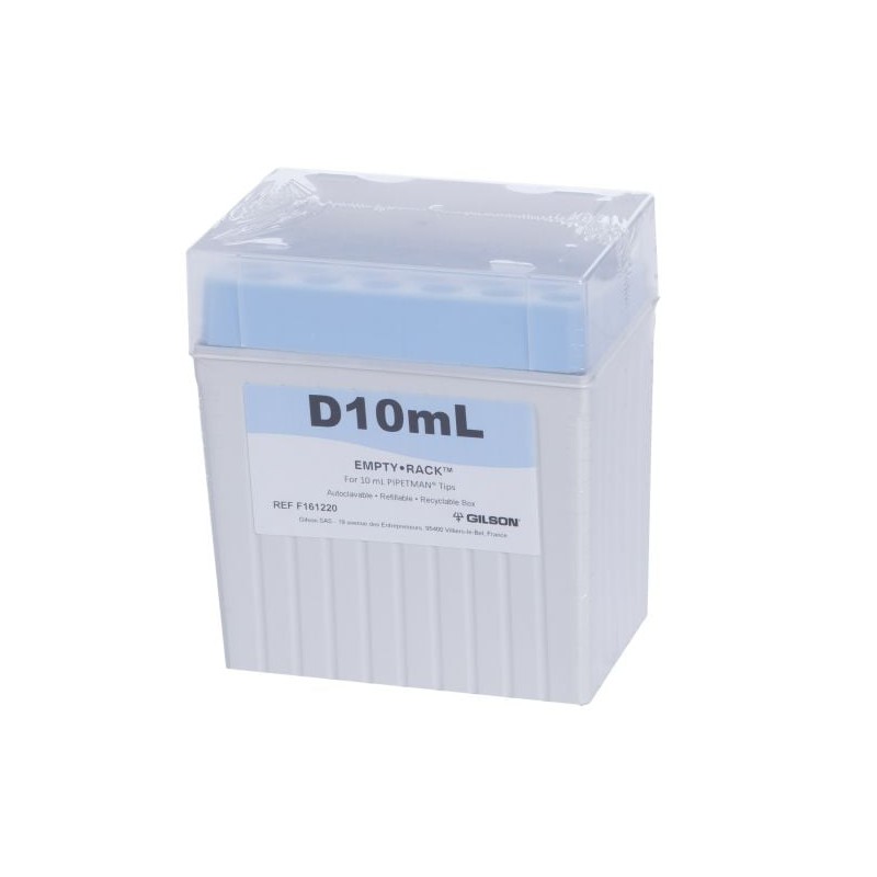 F161220 - GILSON - VASSOIO VUOTO PER PUNTALI D10ML 30 POSIZIONI