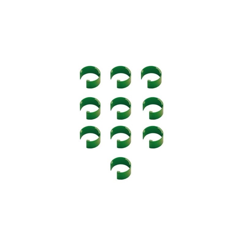 F161304 - GILSON - COLORIS CLIPS, BAG OF 10, (GREEN)