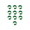 F161304 - GILSON - COLORIS CLIPS, BAG OF 10, (GREEN)