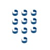 F161305 - GILSON - COLORIS CLIPS, BAG OF 10, (BLUE)