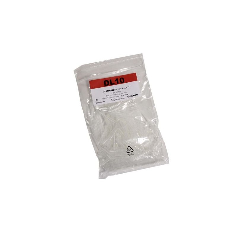 F161451 - GILSON - PUNTALI DIAMOND, DL10, EASYPACK, BAG 1000