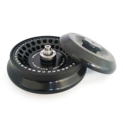 Angle fixed rotor 45° for 48 Microtubes 1,5-2 ml with lid. 14.500 RPM / max 22.3