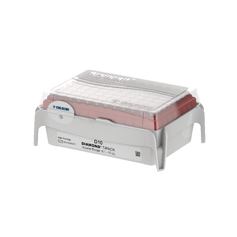 F171100 - GILSON - PUNTALE DIAMOND, D10, TIPACK, BOX OF 960 0.1–10 uL