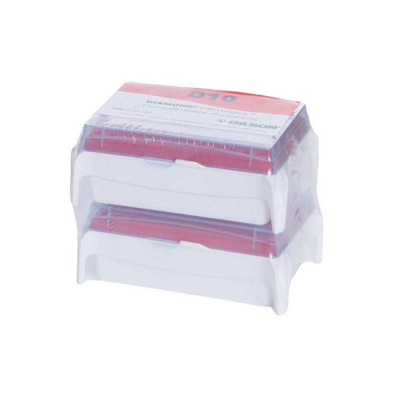 F171102 - GILSON - VASSOI VUOTI PER PUNTALI D10 2 PEZZI X 96 POSIZIONI