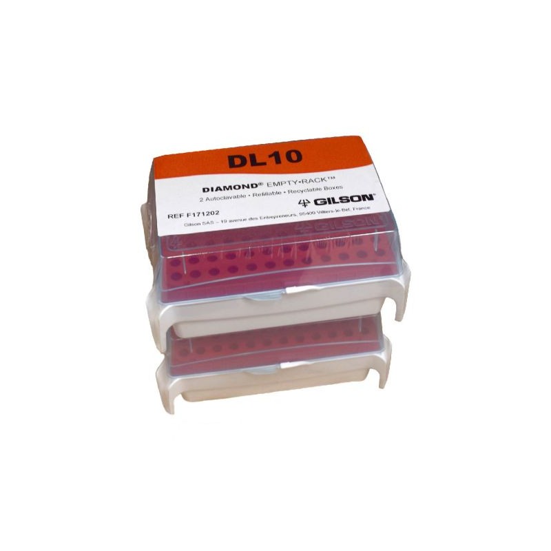 F171202 - GILSON - VASSOI VUOTI PER PUNTALI DL10 2 PEZZI X 96 POSIZIONI