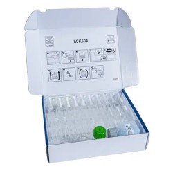 LCK504 - HACH - Test in cuvetta ammonio 0,005-0,050 mg/L NH4-N***Metodo Ufficiale ISO 23695:202
