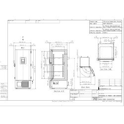 Congelatore verticale -86°C 528 litri. Gas refrigeranti HC
