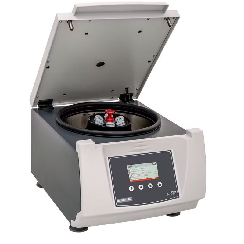 PROMO 2 - Centrifuga DIGICEN 22 con rotore basculante 4x100 e adattatori