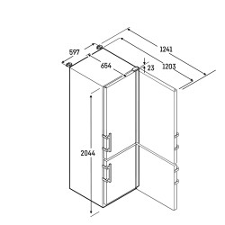 SCFFG 4002 - Frigorifero-Congelatore combinato  SCFfg 4002 , Volume: 254 Litri + 107 freezer