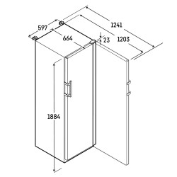 SFFVH 4001 - LIEBHERR - Perfection Congelatore da laboratorio con raffreddamento a convezione