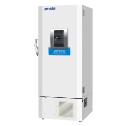 Cong. verticale-86°C,528 litri.Gas refrigeranti HC,sistema raffreddamento ibrido