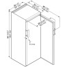 SRFFG 3501 - LIEBHERR - Frigorifero Mediline Performance interno antideflagrante volume 344 Litri 4 rip.