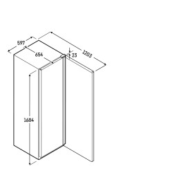 MRFVD 3501 - LIEBHERR - Performance Frigorifero con raffreddamento ventilato