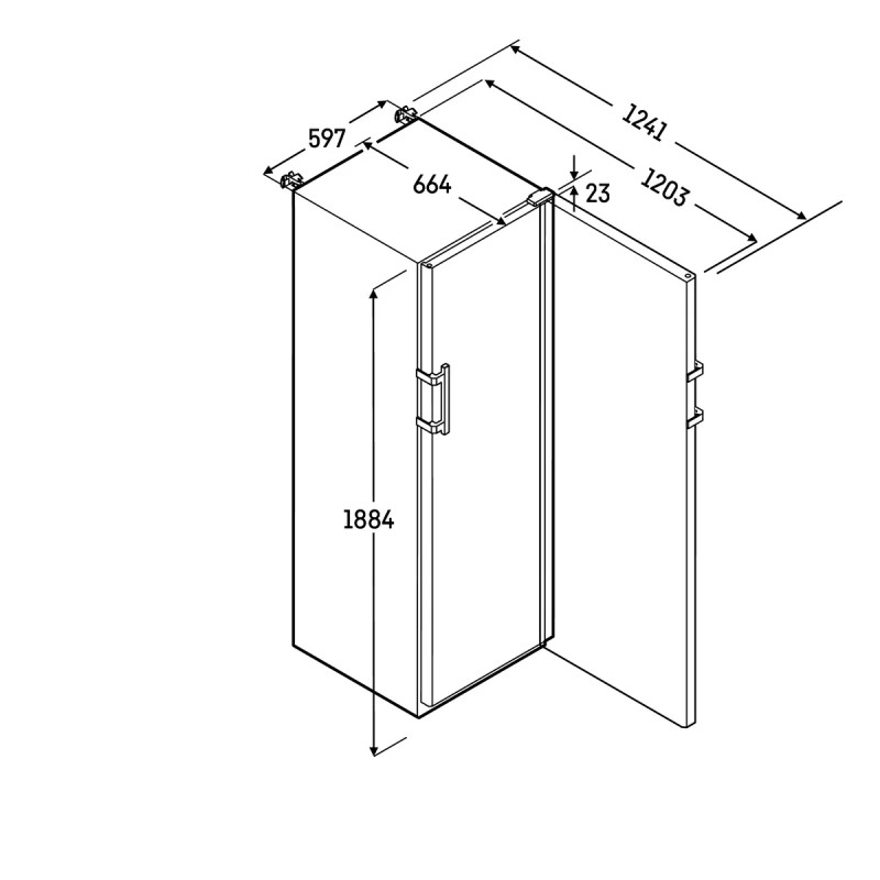 SFFSG 4001 - LIEBHERR - Congelatore verticale da laboratorio mod. SFFSG 4001 Performance 316 litri