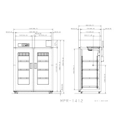 Frigorifero 1364 litri
