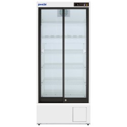 FRIGORIFERO PORTE SCORREVOLI VETRO 345 LT. C/6 RIPIANI